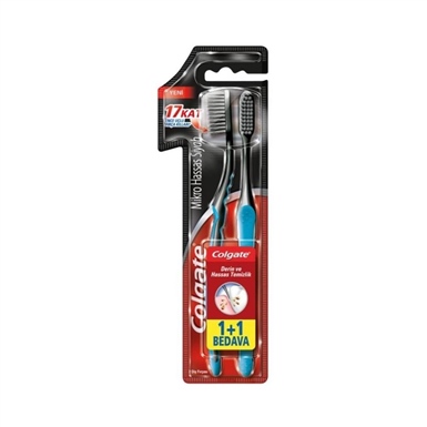Colgate Diş Fırçası Mikro Hassasiyet Siyah Soft 1+1