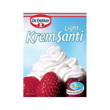 Dr. Oetker Krem Şanti Light 38 Gr