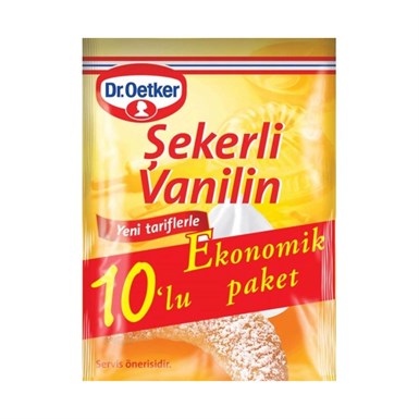 Dr. Oetker Şekerli Vanilin 10'lu 50 Gr