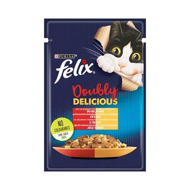 FELIX KEDI YAS MAMA CIFTE LEZZET SIGIR&TAVUK 85 GR