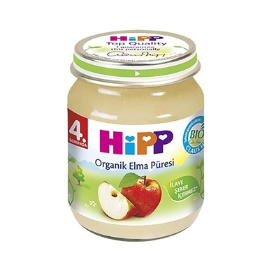 HIPP ORGANIK ELMA PURESI 125 GR