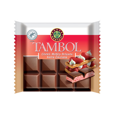 KAHVE DUNYASI TAMBOL CILEKLI MILFOY DOLGULU CIK.100 GR