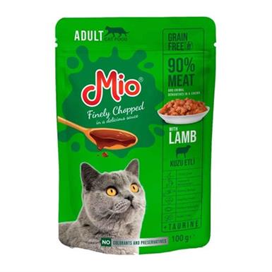 MIO KEDI POUCH KUZU ETLI 100 GR