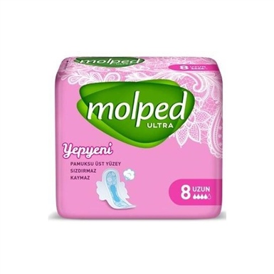 Molped Ultra Kanatlı Uzun 8'li