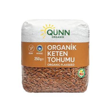 QUNN ORGANIK KETEN TOHUMU 250 GR