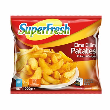 Superfresh Elma Dilimli Patates 1 Kg