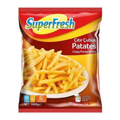 Superfresh Patates Çıtık Çubuk 1 Kg