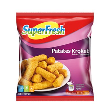 Superfresh Patates Kroket 450 Gr