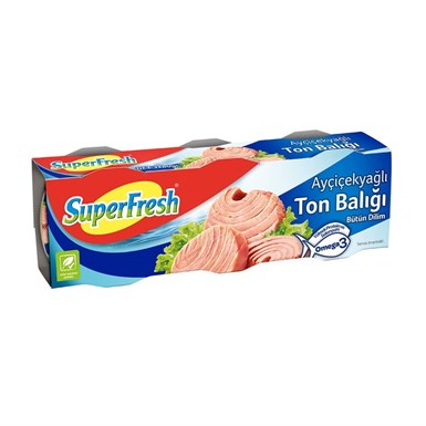 Superfresh Ton Balığı Ayçiçek Yağlı 3x75 Gr