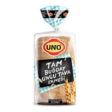 Uno Tam Buğday Unlu Tava Ekmeği 520 Gr