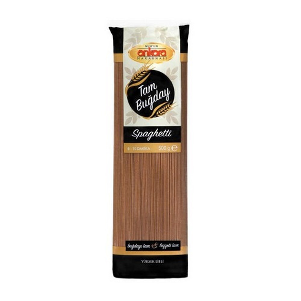 ANKARA MAKARNA TAM BUGDAY SPAGETTI 500 GR