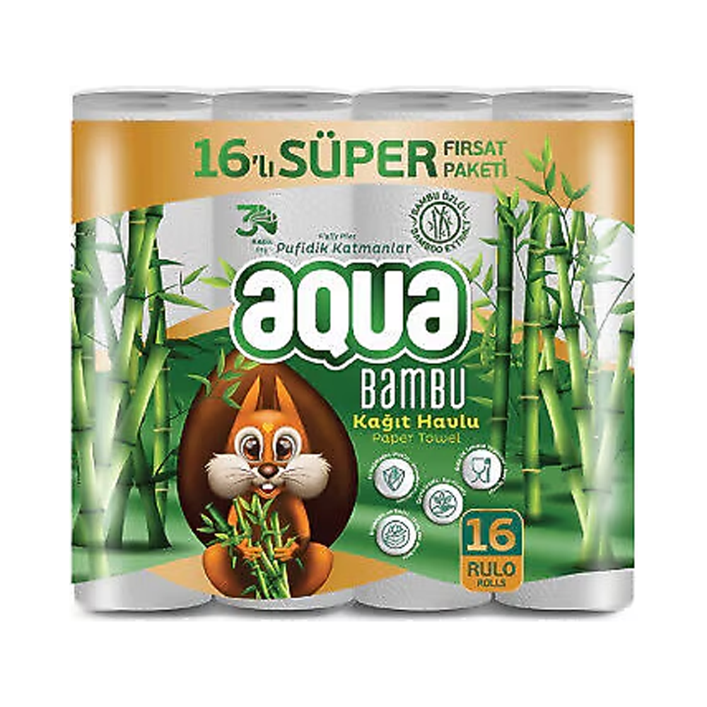 AQUA HAVLU BAMBU 3 KATLI 16 LI