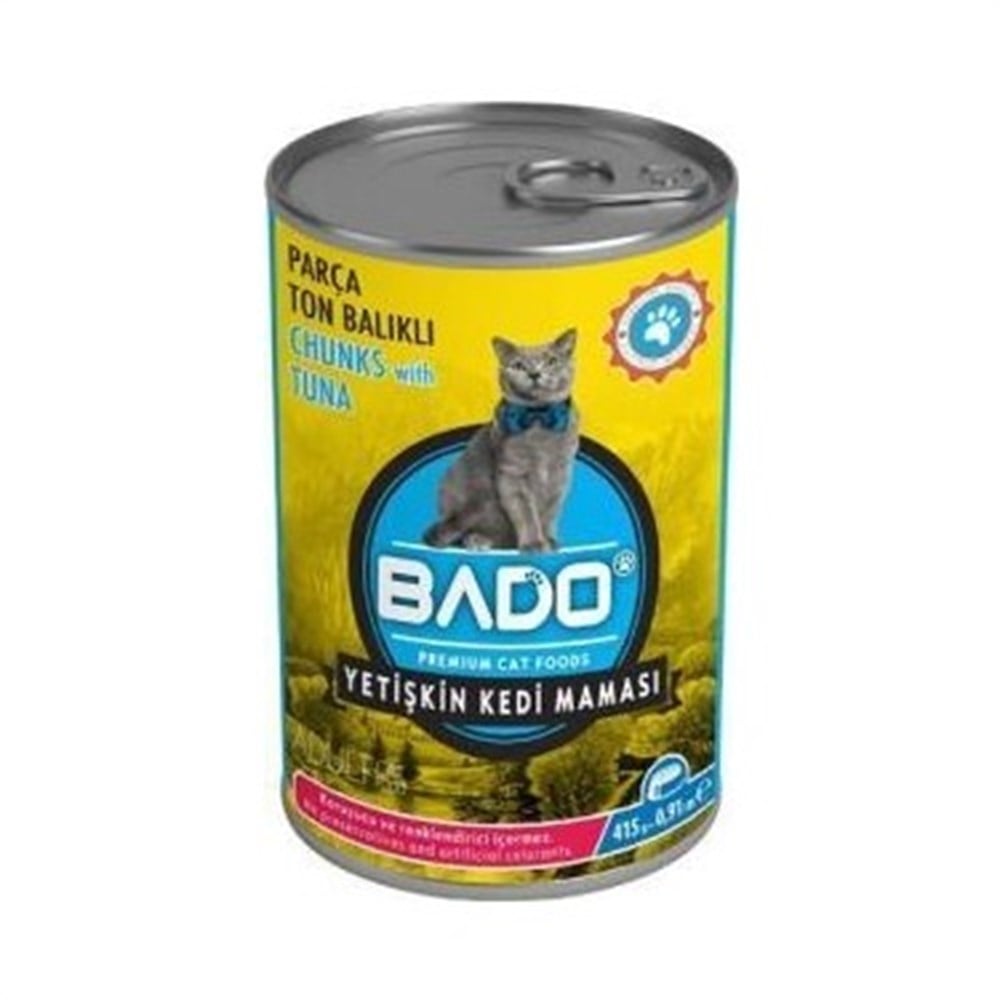 Bado Kedi Yaş Mama Erişkin Ton Balıklı 415 Gr