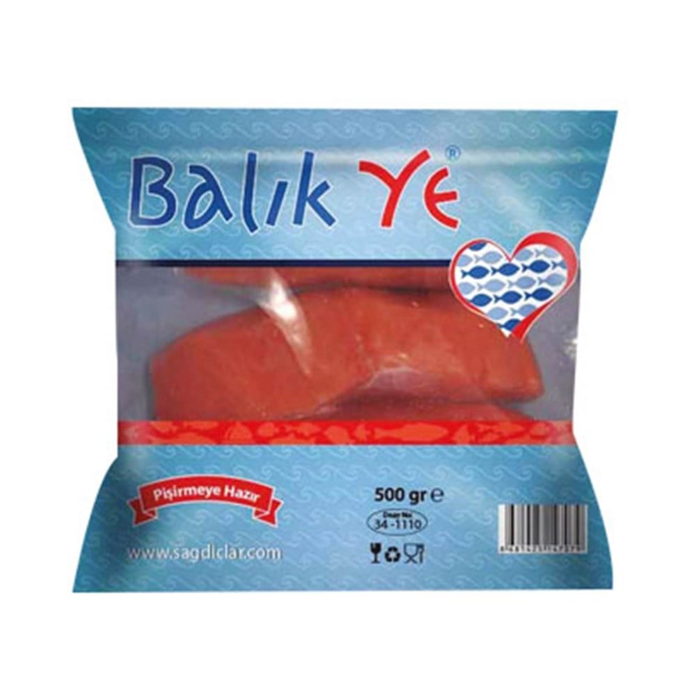Balıkye Somon Fileto Derili Dilim 500 Gr