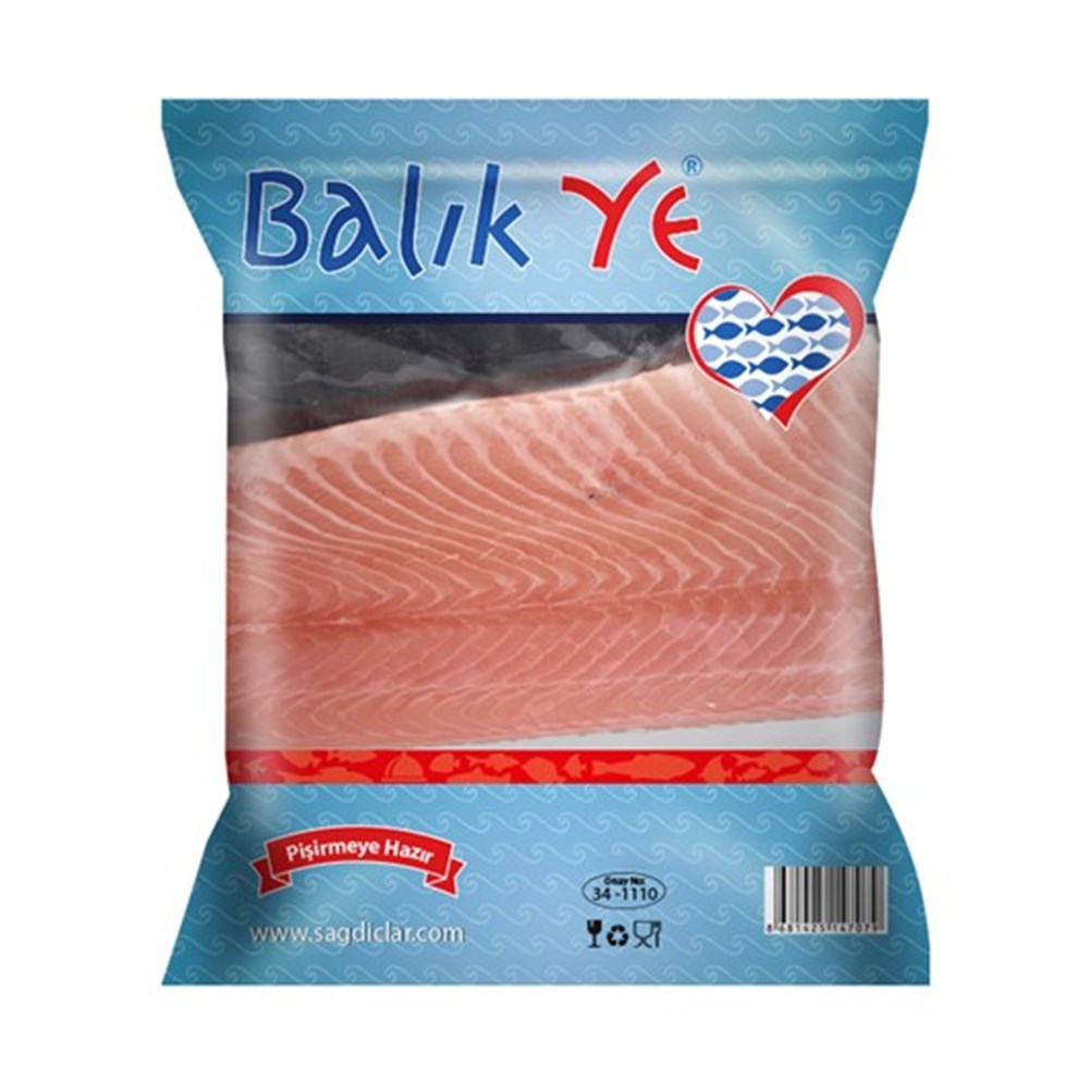 Balıkye Somon Türk Donuk Dilimli 500 Gr