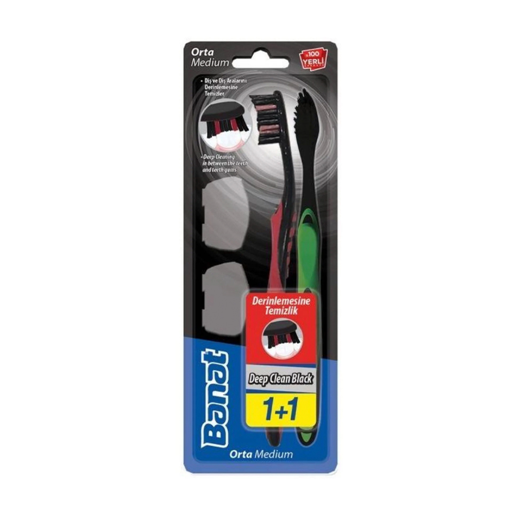 BANAT DIS FIRCASI DEEPCLEAN BLACK 1+1 ORTA