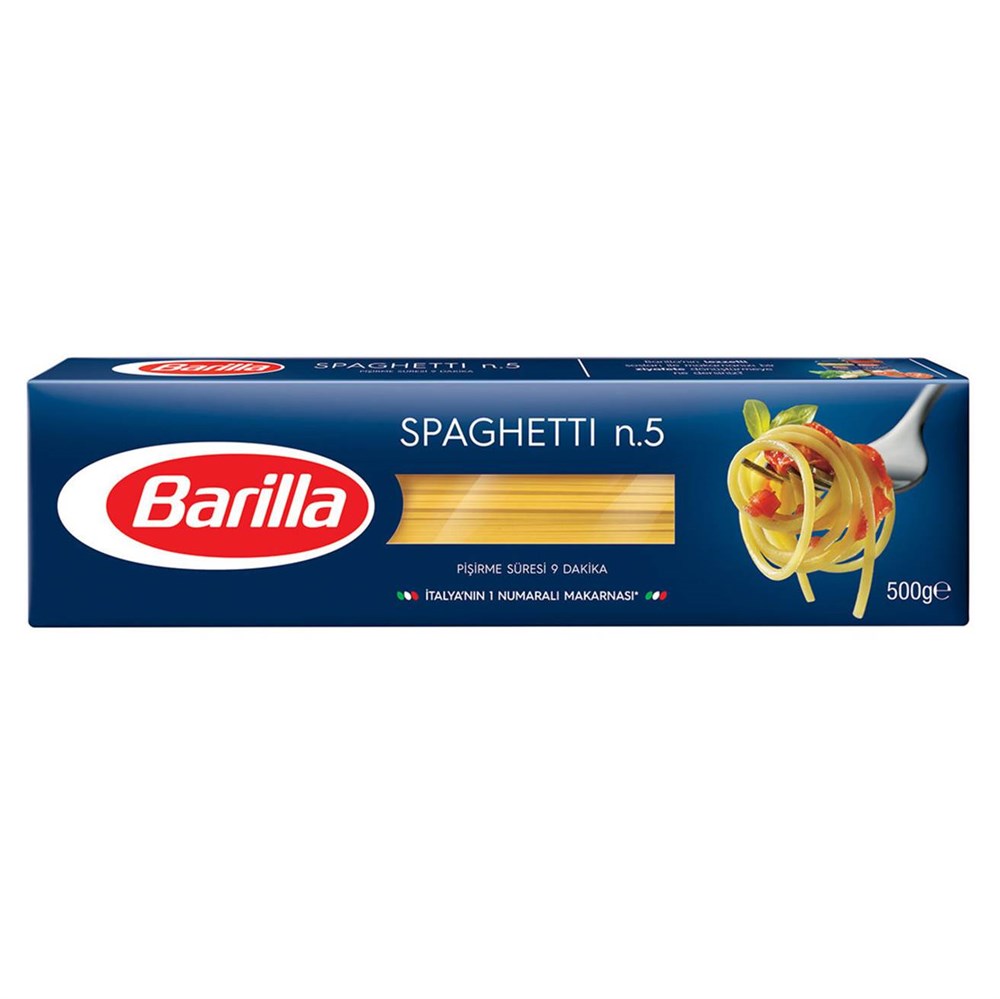 Barilla Makarna Spagetti 500 Gr