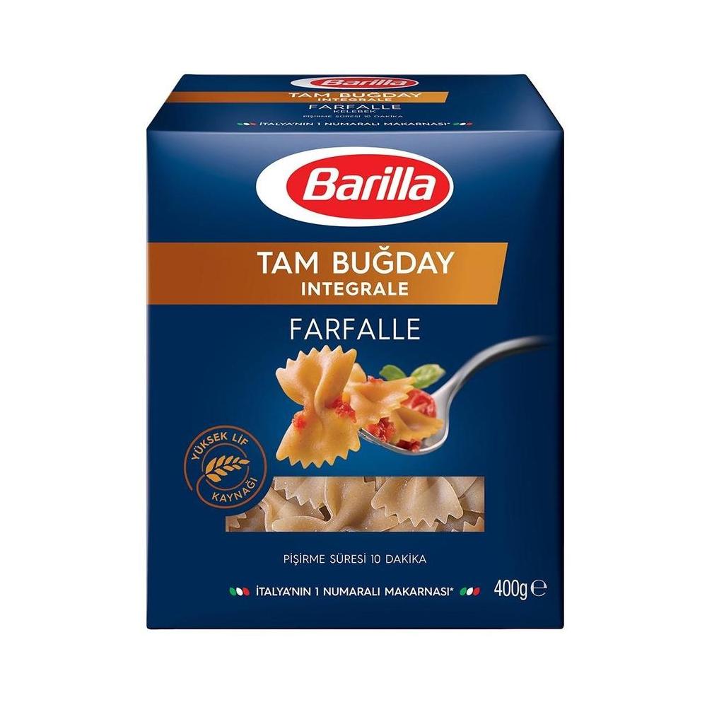 BARILLA MAKARNA TAM BUGDAY FARFALLE 400 GR
