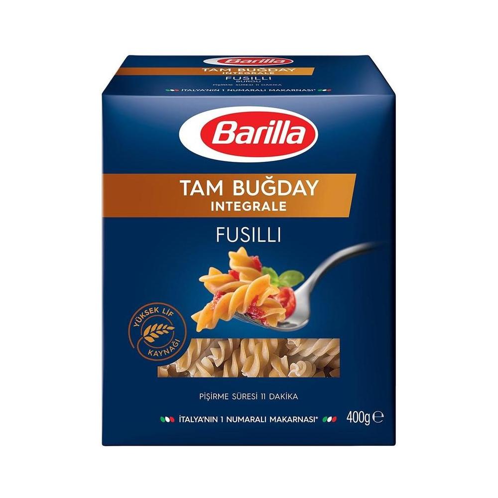 BARILLA MAKARNA TAM BUGDAY FUSILLI 400 GR