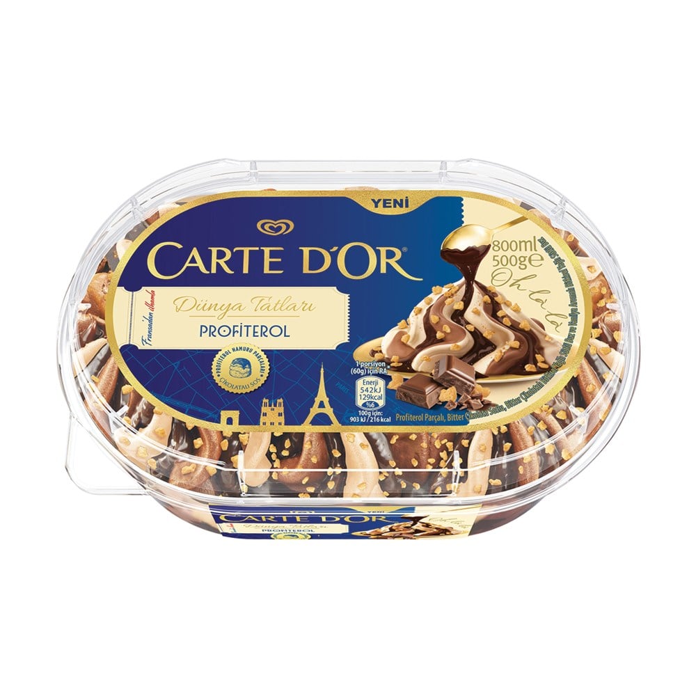 CARTE DOR SELECTION PROFITEROL 800 ML