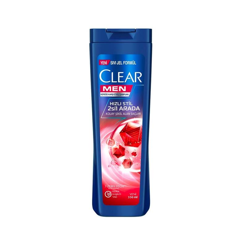 CLEAR SAMPUAN MEN 2 IN 1 HIZLI STIL 350 ML