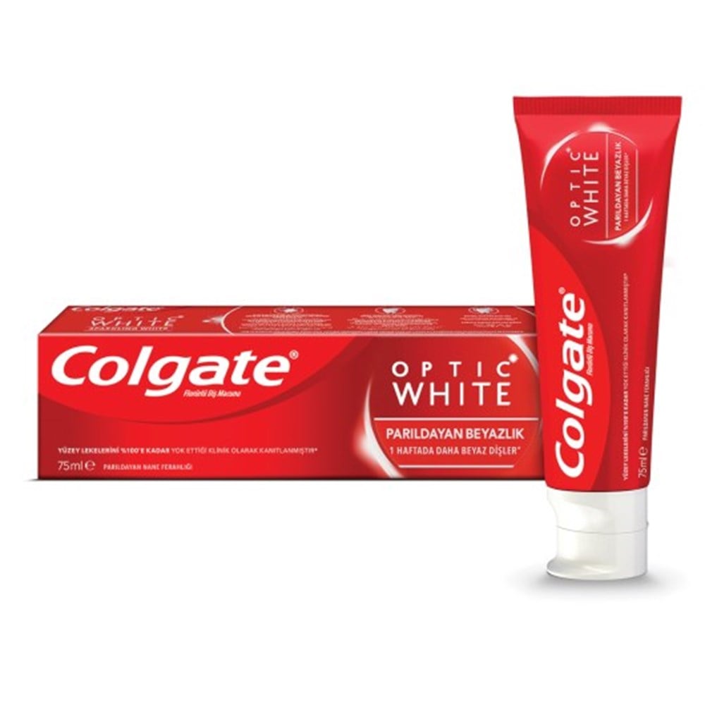 Colgate Diş Macunu Optik Parıldayan Beyaz 75 Ml