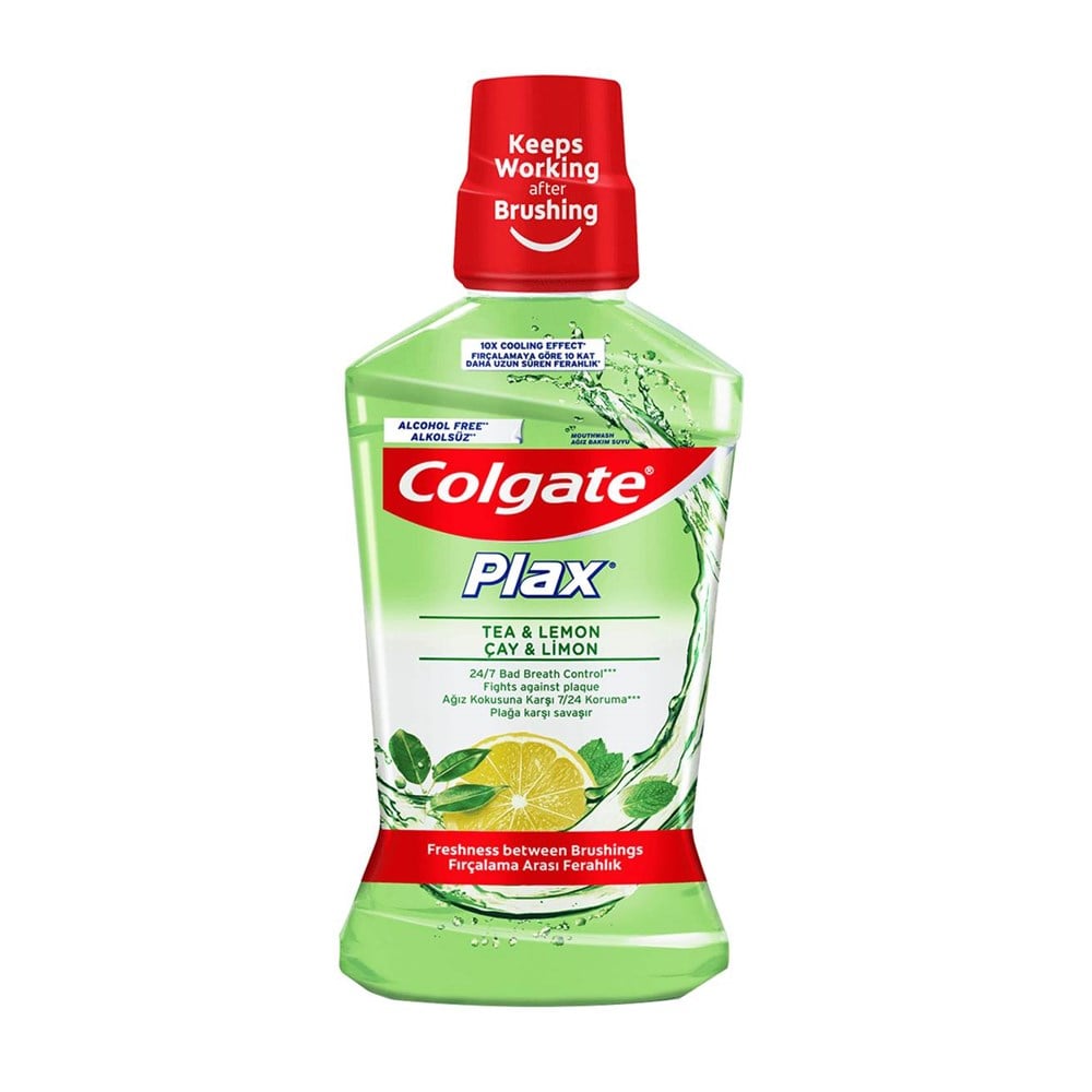 Colgate Plax Ağız Bakım Suyu Çay&Limon 500 Ml