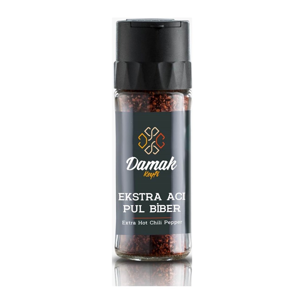 Damak Extra Acı Pul Biber Cam 40 Gr
