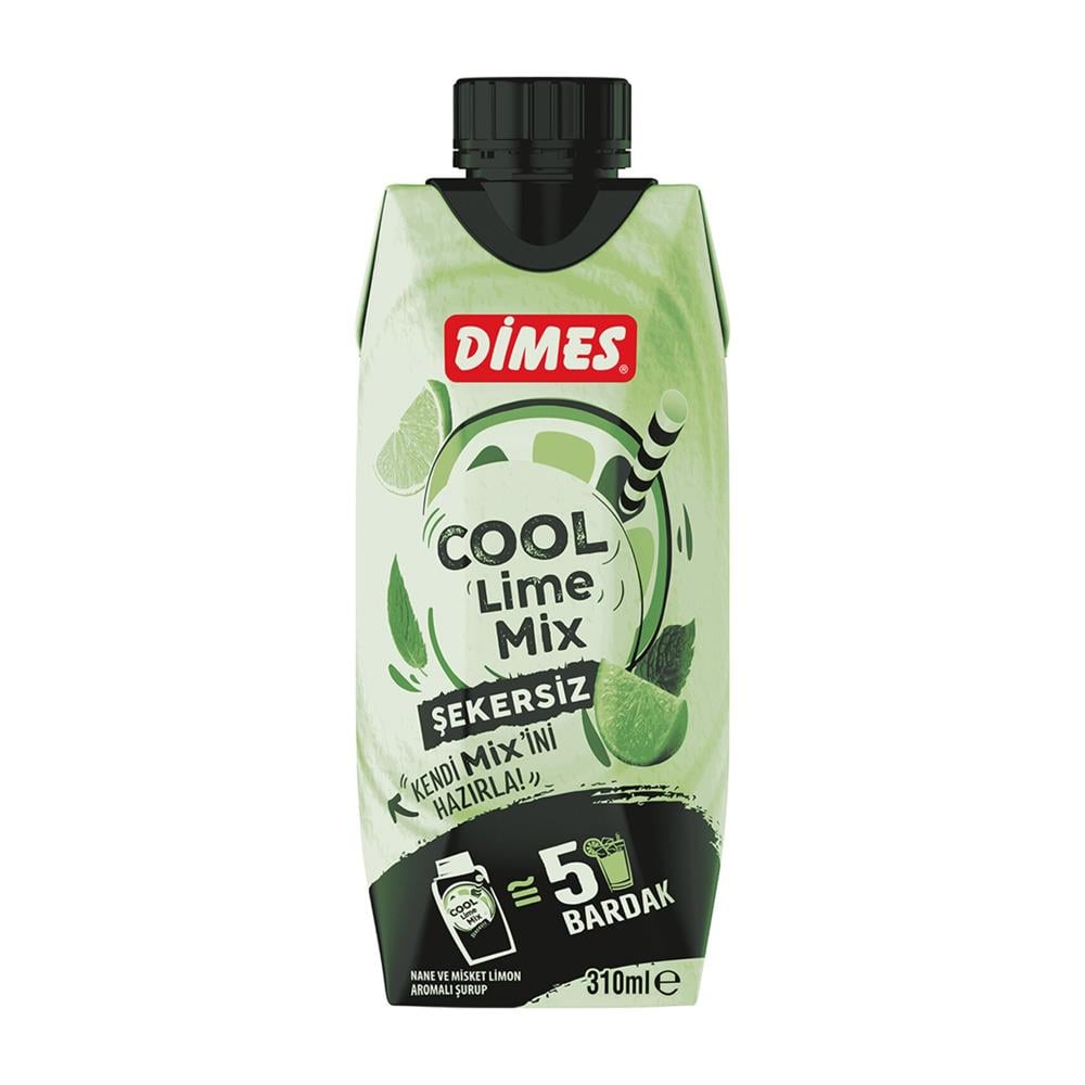 DIMES COOL LIME MIX SEKERSIZ 310 ML