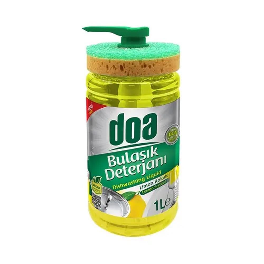 DOA BULASIK DETERJANI POMPALI SUNGERLI LIMON 1 LT