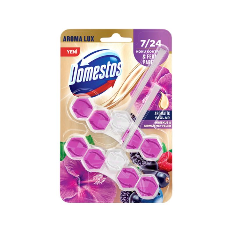 DOMESTOS WC BLOK 5 LI HIBISKUS 2X50 GR