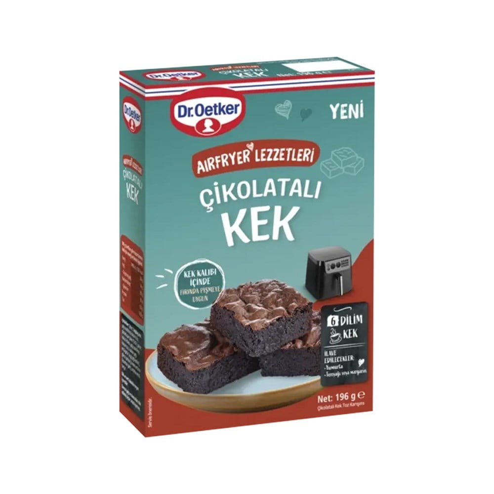 DR.OETKER AIRFRYER CIKOLATALI KEK 196 GR
