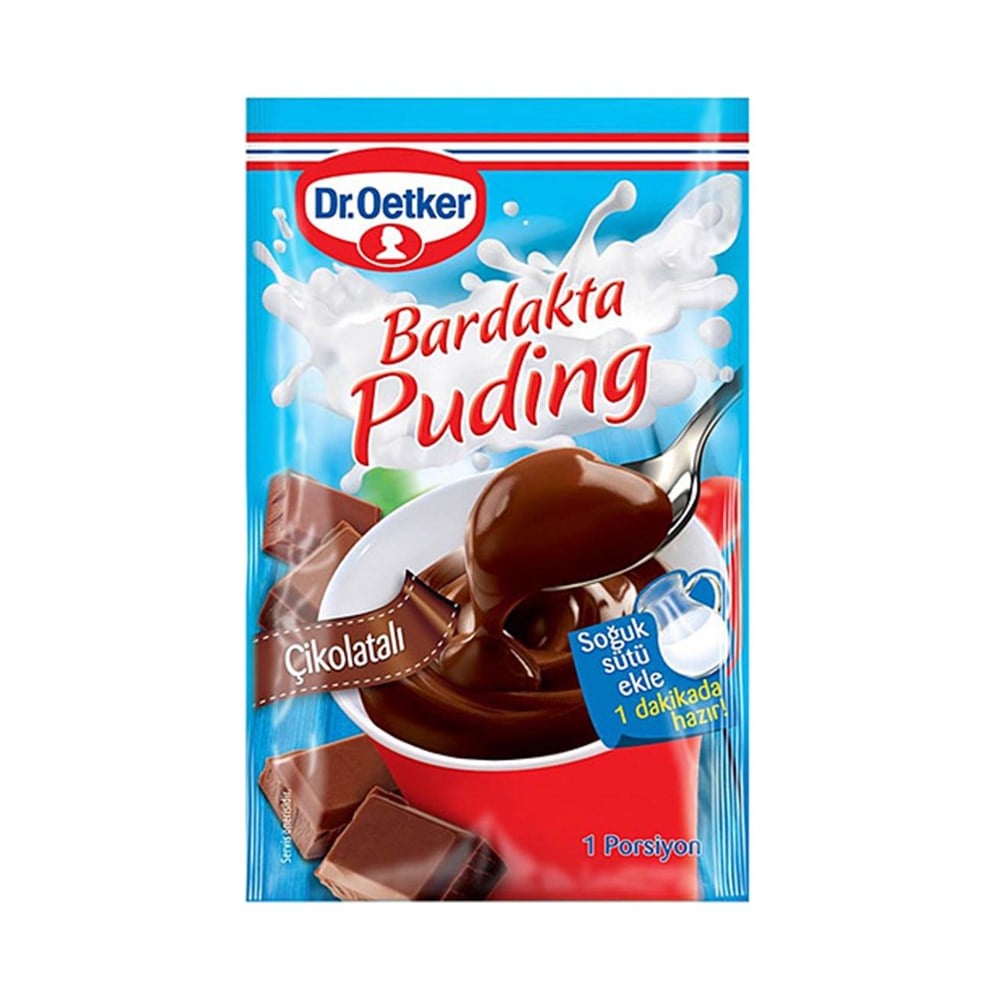 Dr. Oetker Bardakta Puding Çikolatalı 35 Gr