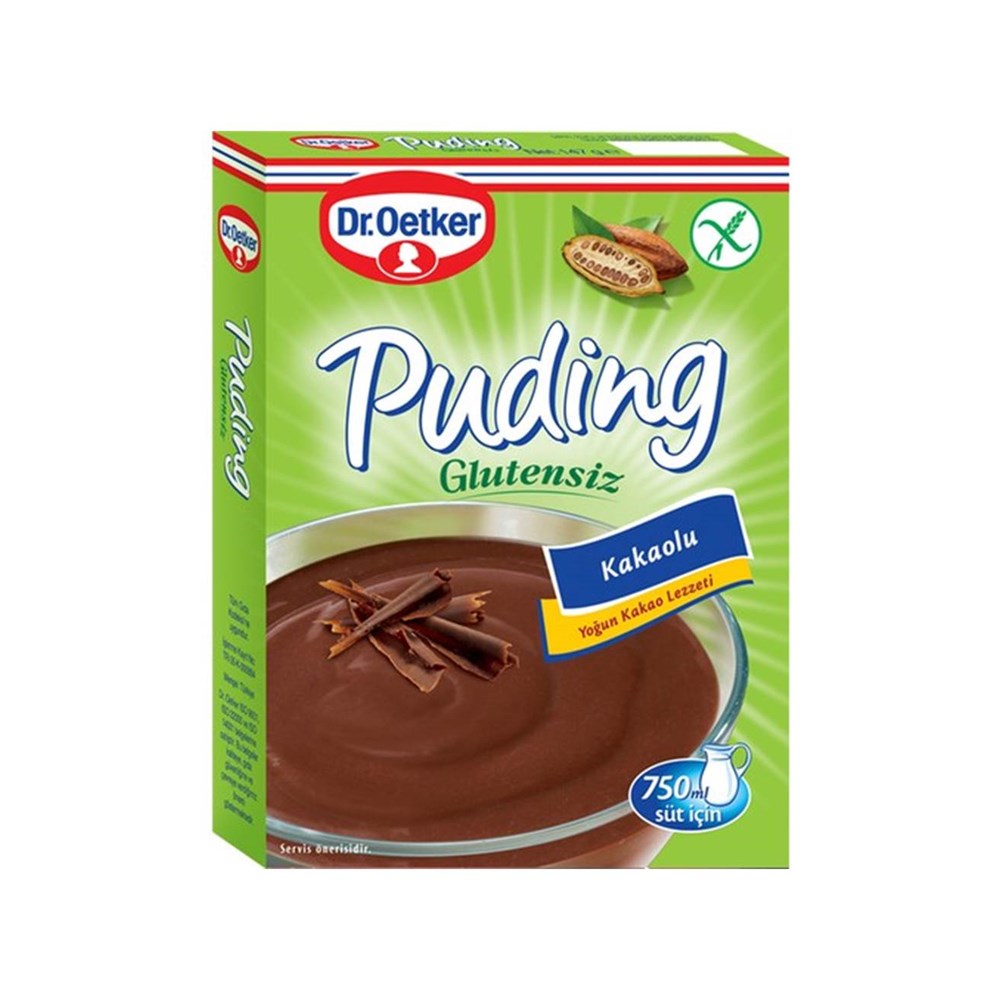Dr. Oetker Glutensiz Puding Kakaolu 147 Gr