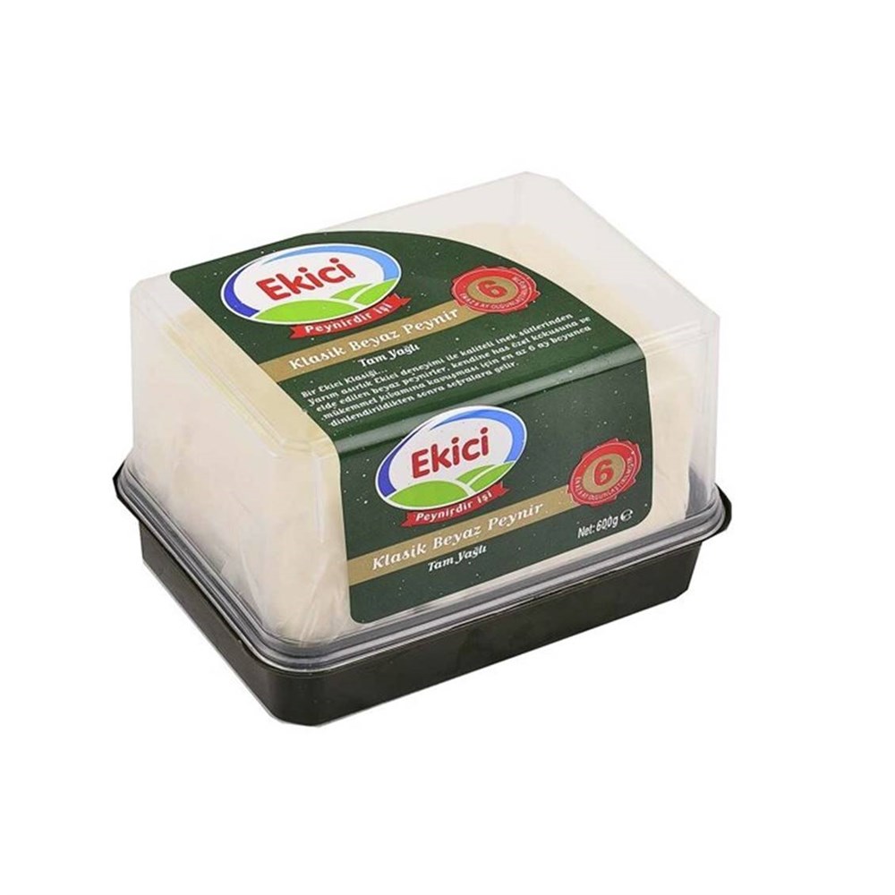 Ekici Klasik Beyaz Peynir Tam Yağlı 600 Gr
