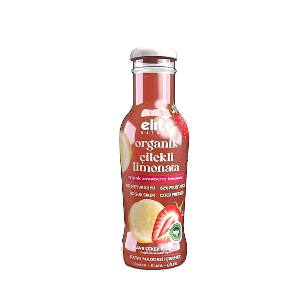 ELITE ORGANIK NATUREL CILEKLI LIMONATA 250 ML