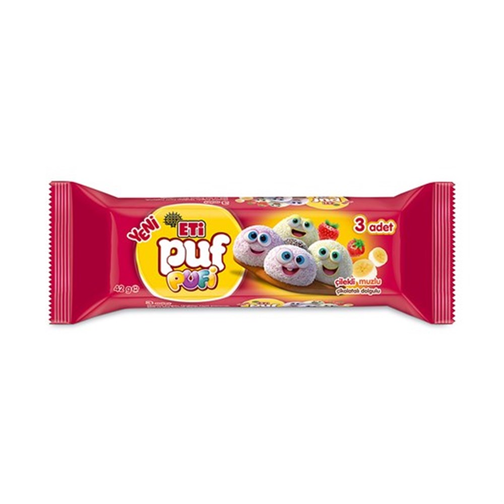 ETI (0151) PUF PUFI CILEKLI & MUZLU 42 GR