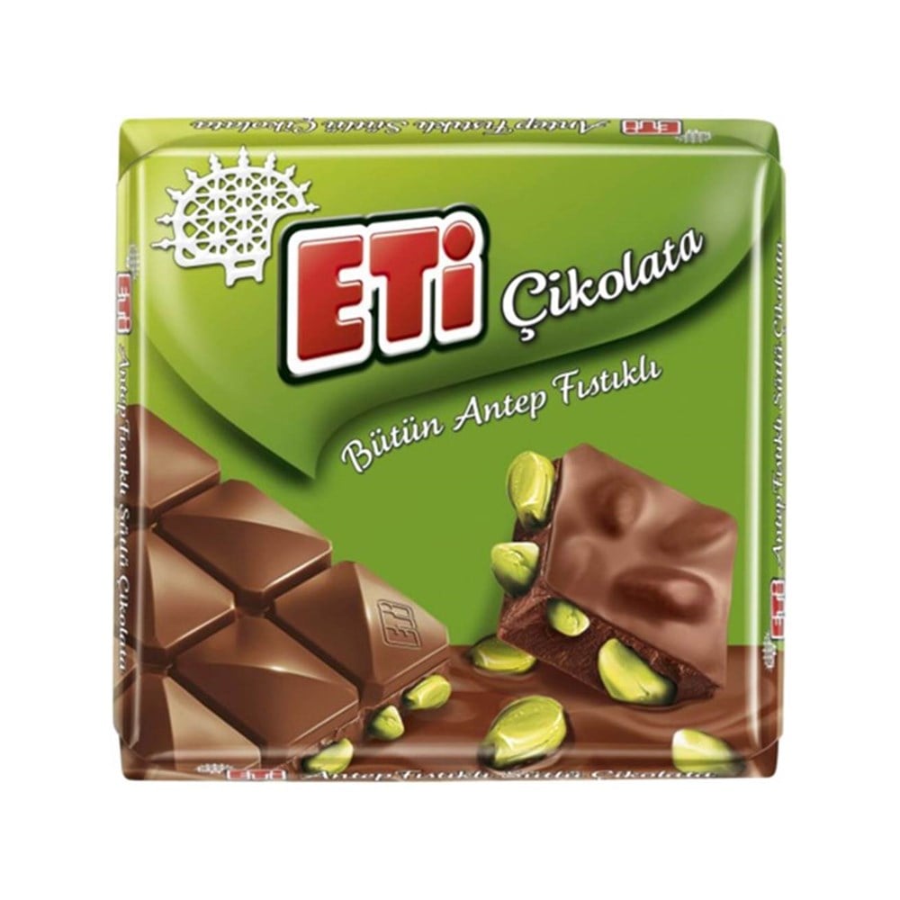Eti Çikolata Antep Fıstıklı Kare 60 Gr