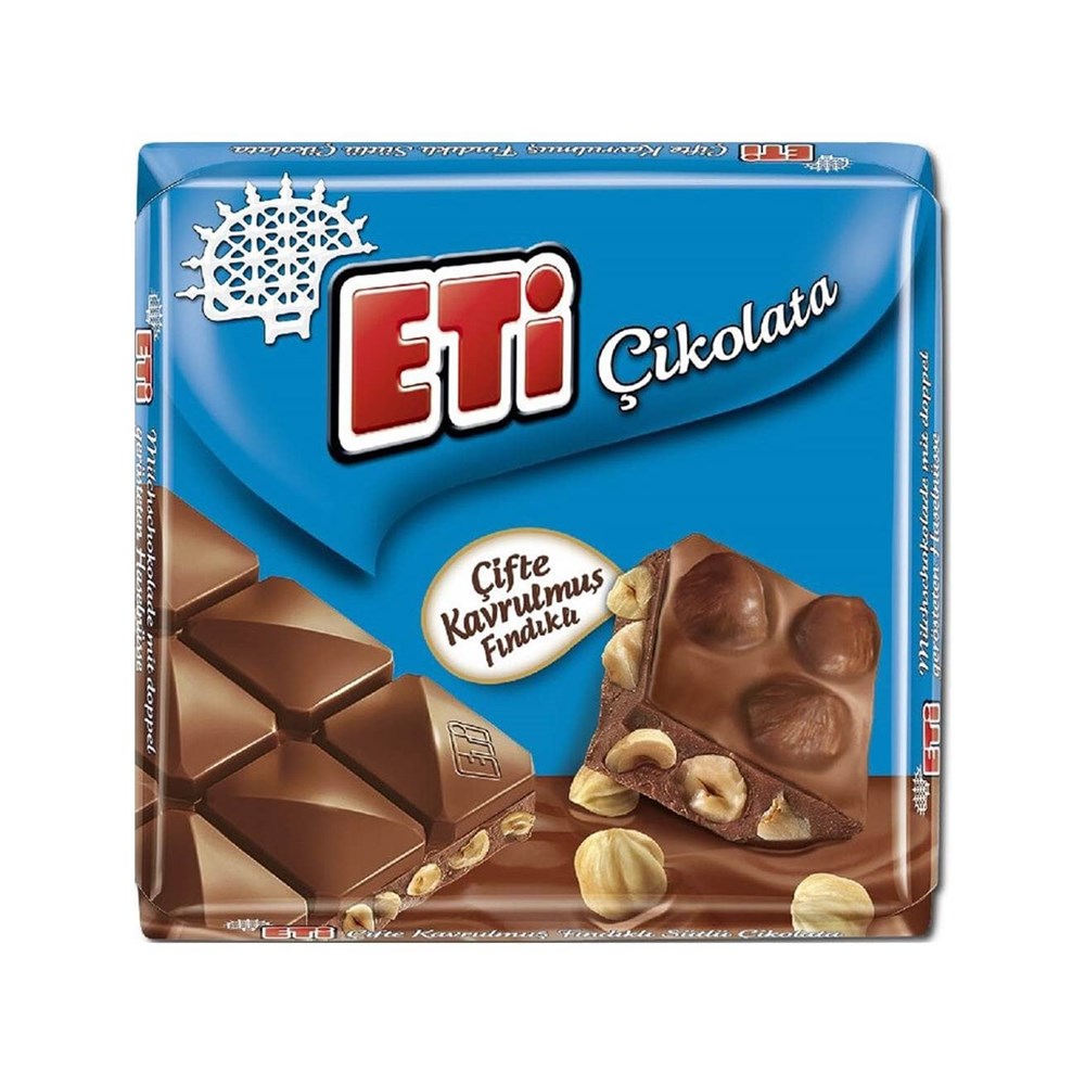 Eti Çikolata Fındıklı Kare 60 Gr
