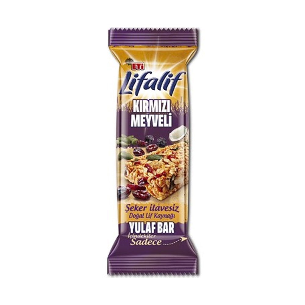 ETI LIFALIF MEYVE BAR KIRMIZI MEYVELI 35 GR