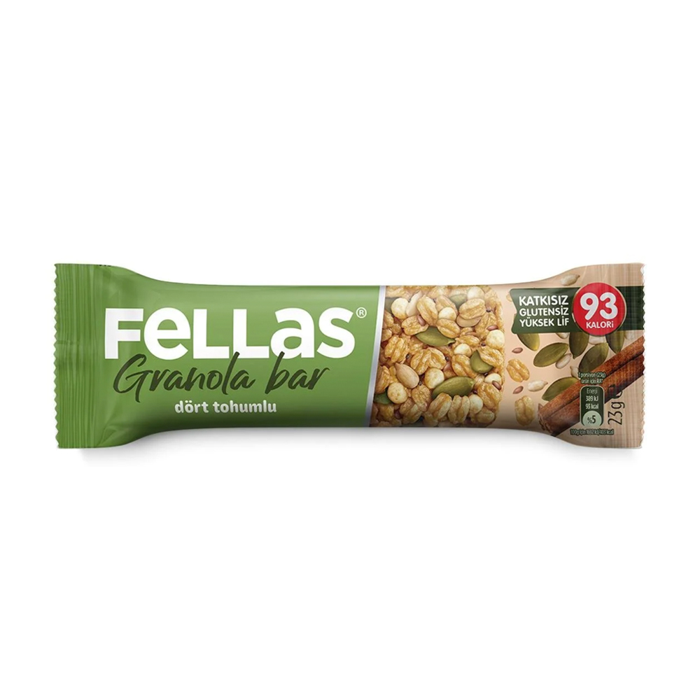 FELLAS GRANOLA BAR DORT TOHUMLU 23 GR