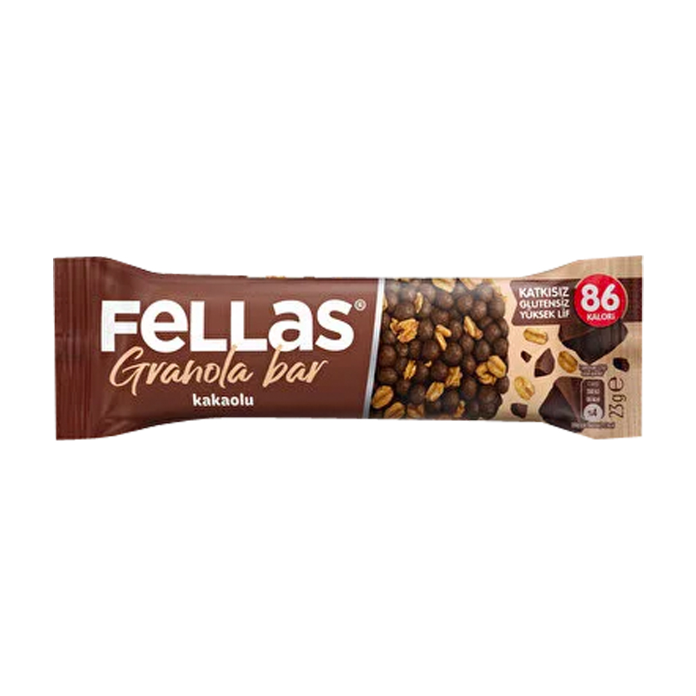 FELLAS GRANOLA BAR KAKAOLU 23 GR