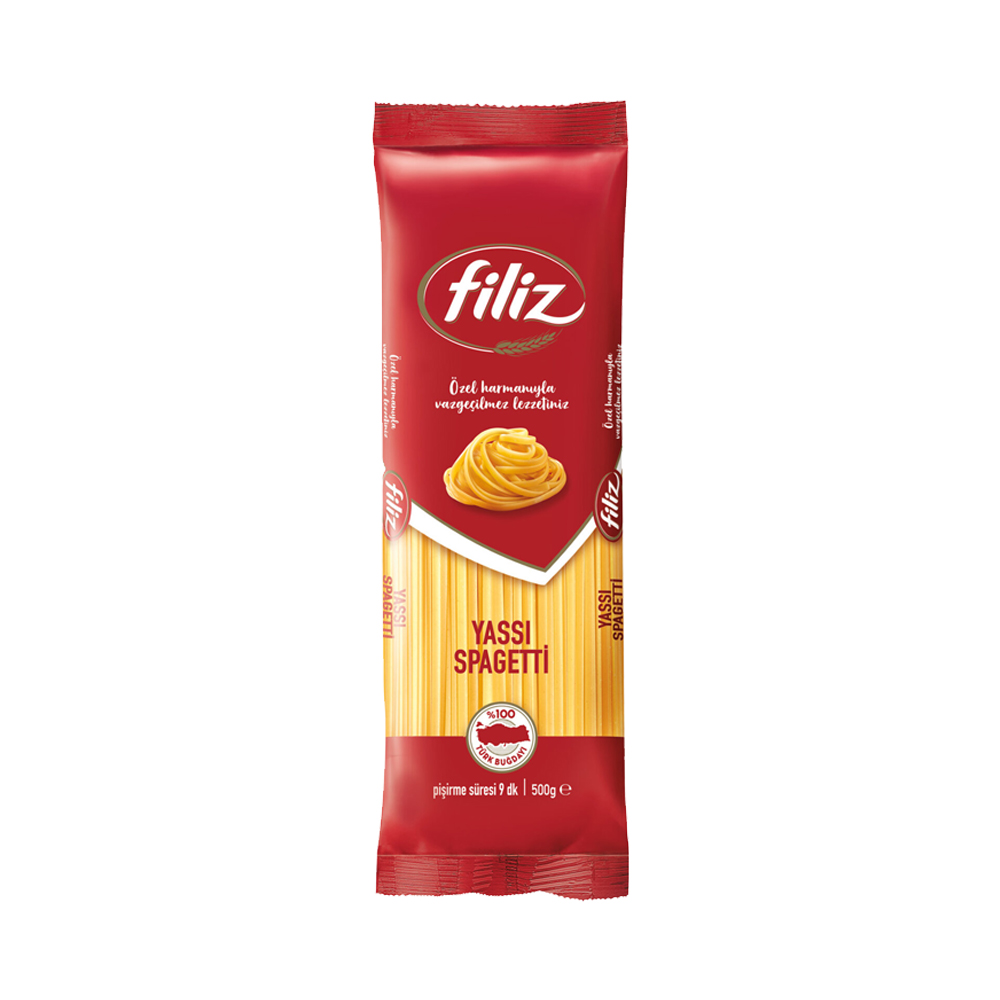 FILIZ MAKARNA YASSI SPAGHETTI 500 GR