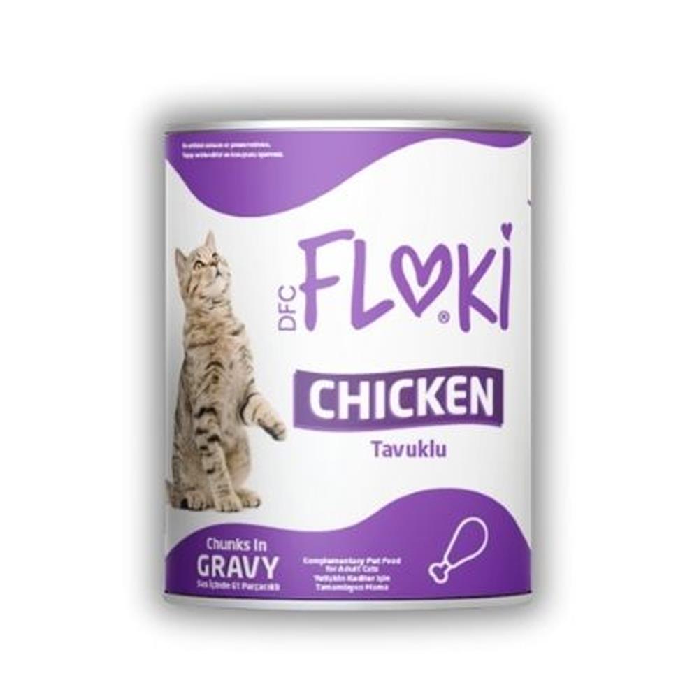 FLOKI YETISKIN KEDI SOS ICINDE TAVUKLU 400 GR