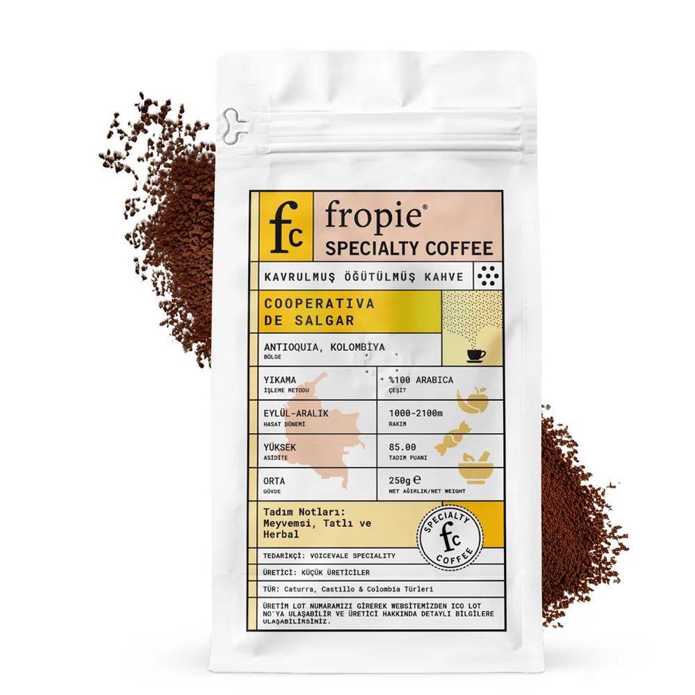 FROPIE KAV.OG.KAHVE KOLOMBIA&COOPERATIVA 250 GR