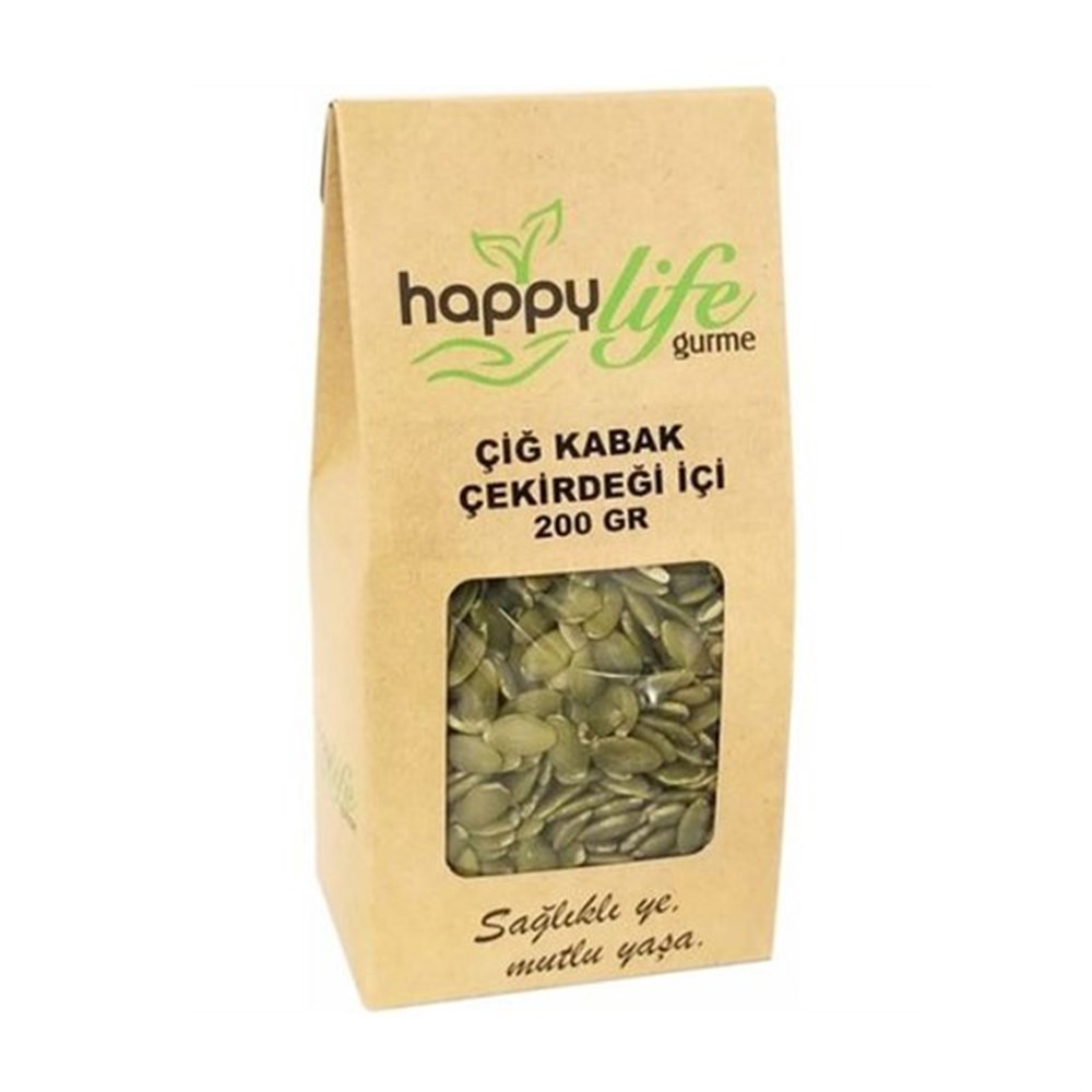 Happy Life Organik Çiğ Kabak Çekirdeği 200 Gr