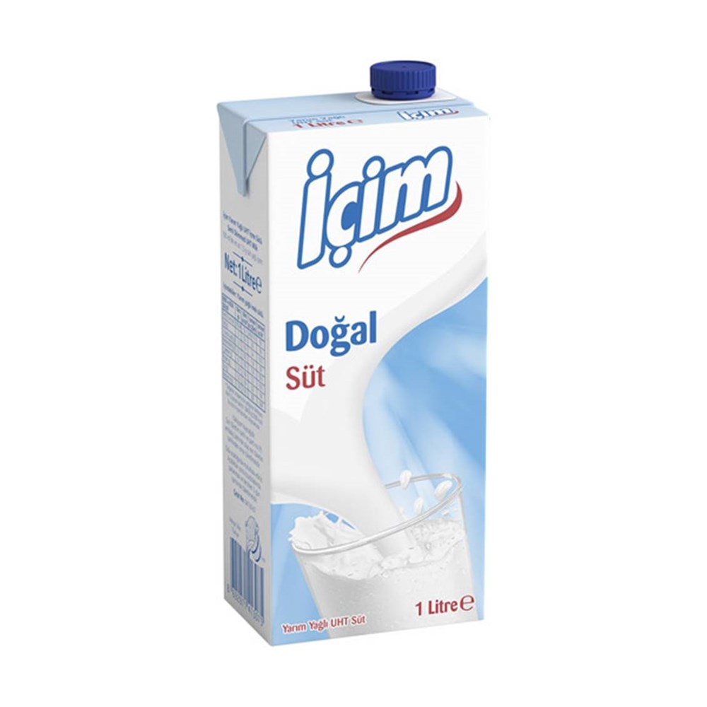 ICIM SUT YARIM YAGLI 1 LT