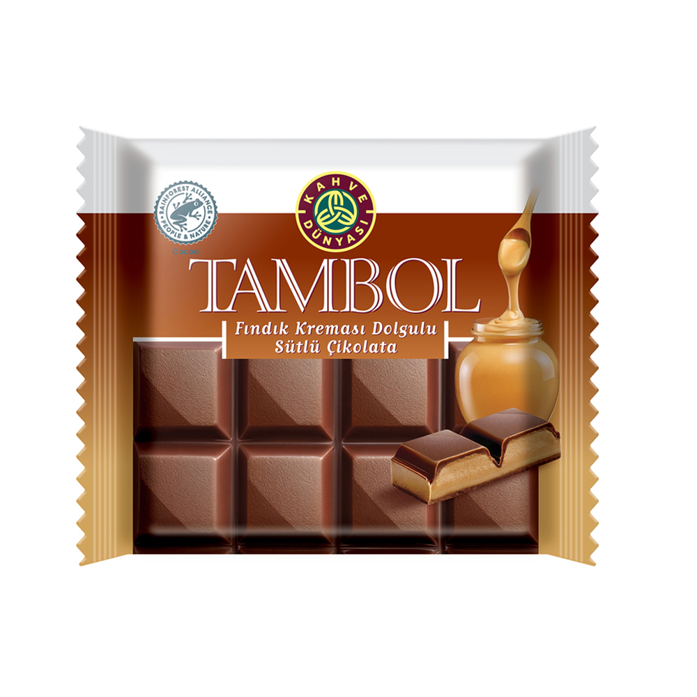 KAHVE DUNYASI TAMBOL FINDIK DOLGULU SUTLU CIK.100 GR