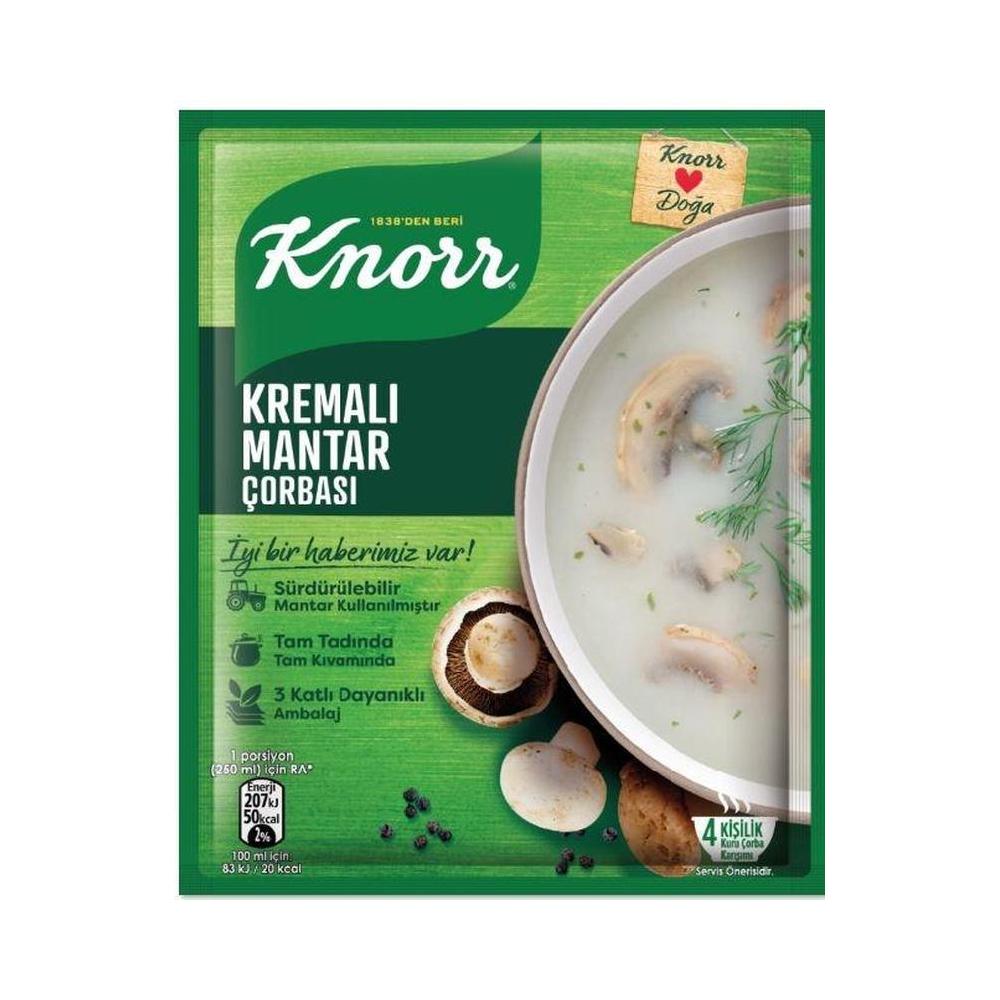KNORR KLASIK CORBA KREMALI MANTAR 63 GR