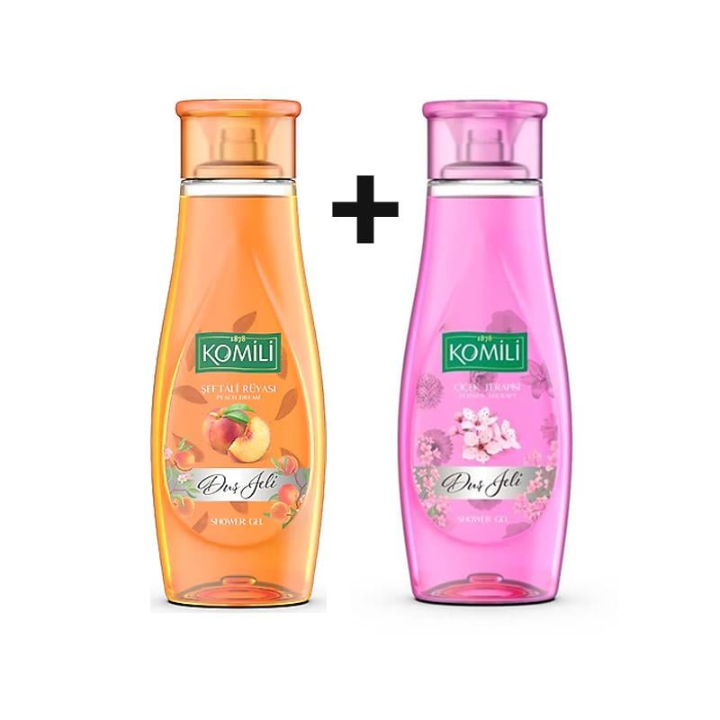 KOMILI DUS JELI SEFTALI 500 ML+CILEK 500 ML